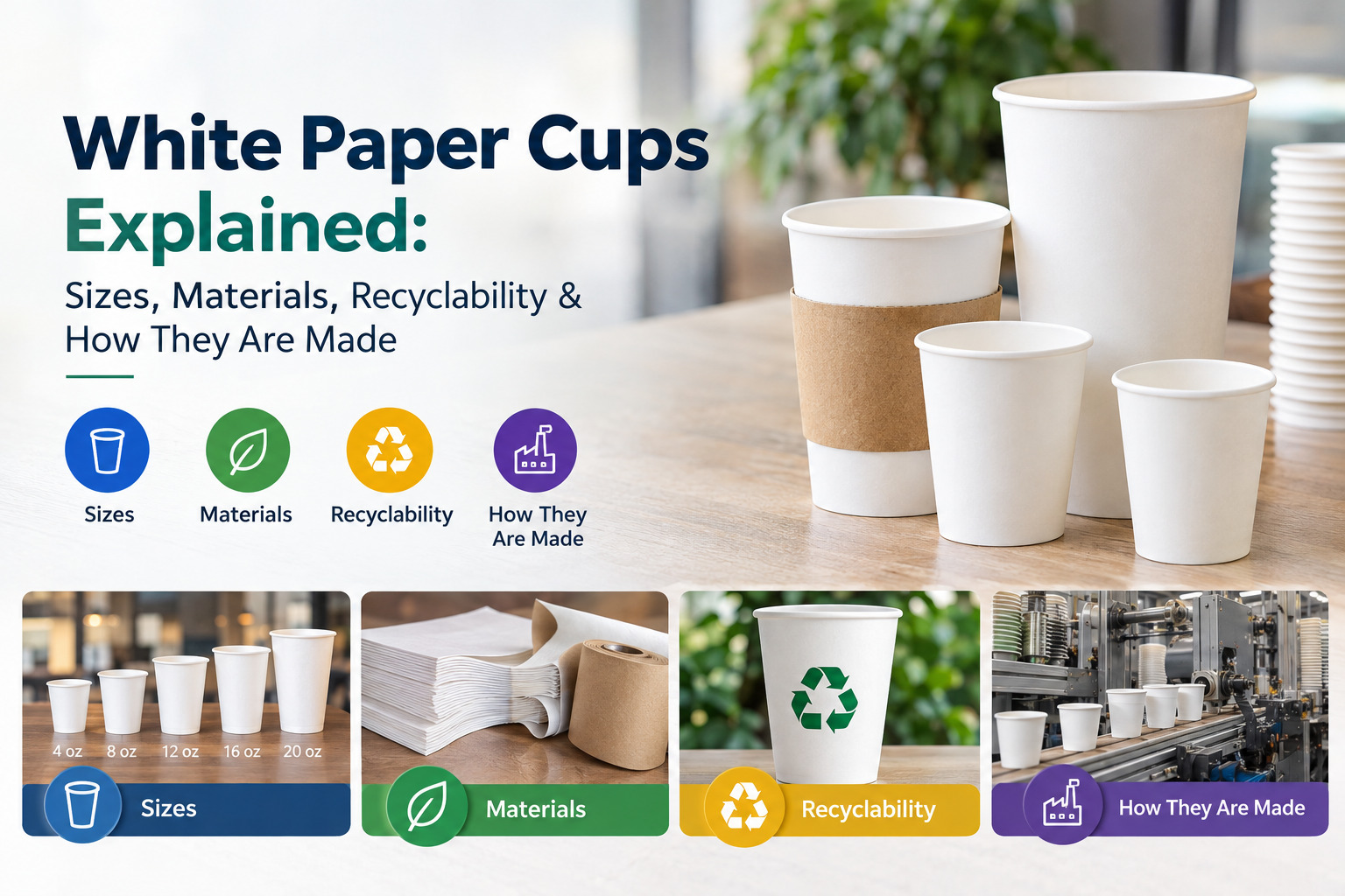White Paper Cups